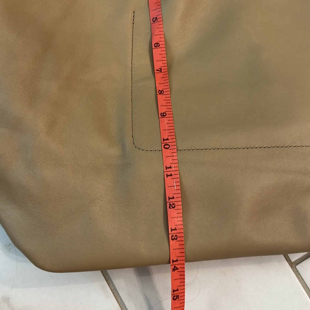 All Saints Elegant Tan Leather Tote Bag - Picture 7 of 8